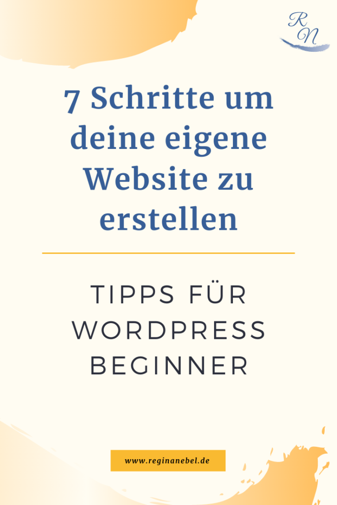 Wordpress Website erstellen - Regina Nebel