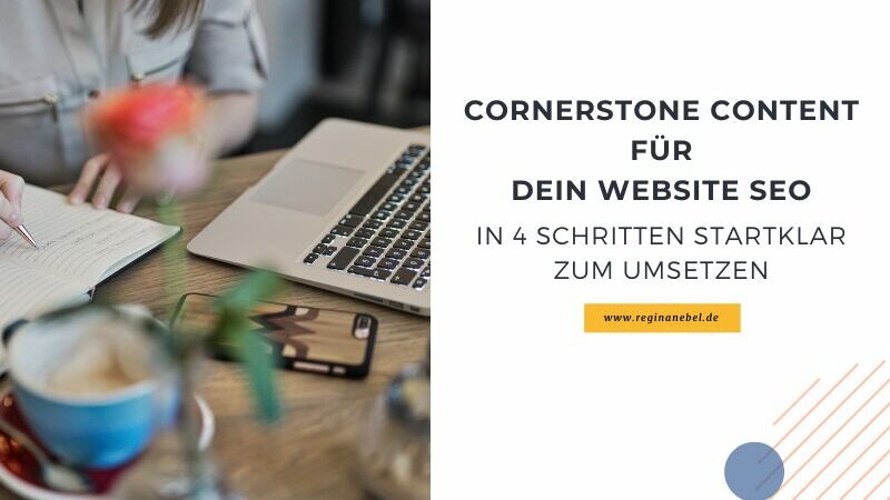 Cornerstone Content - Frau schreibt in ein Buch
